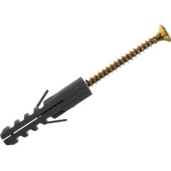 Дюбель ЕВРО с шурупом 6 шт. (10х50 мм; ТФ6) ЗУБР 30662-10-50